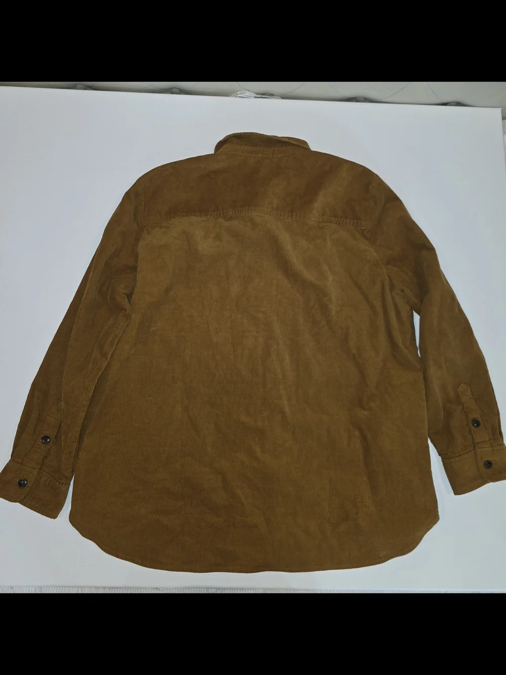 J.Crew Women's Large Brown Corduroy Button Front Shirt Jacket Shacket Oversized